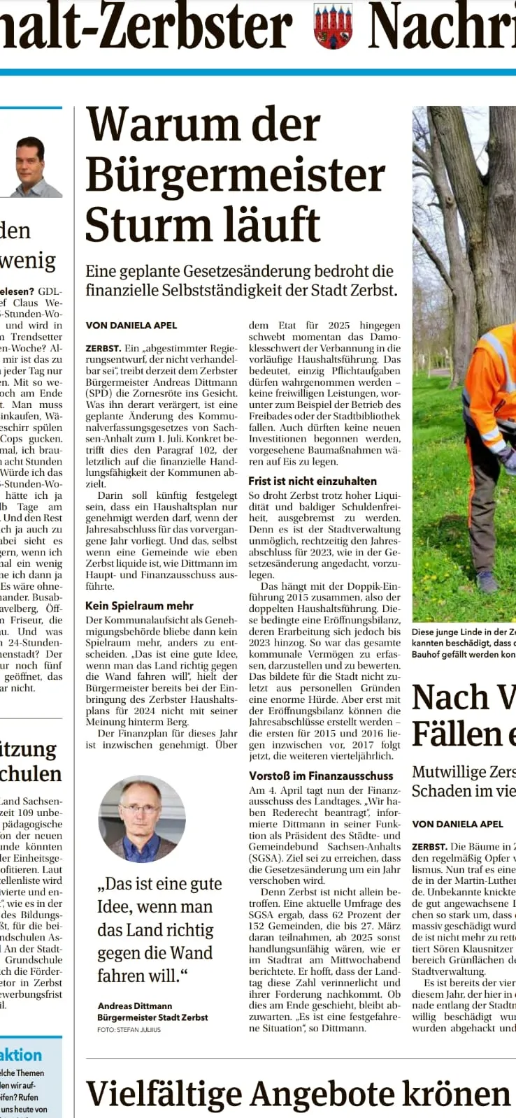 Zeitungsartikel