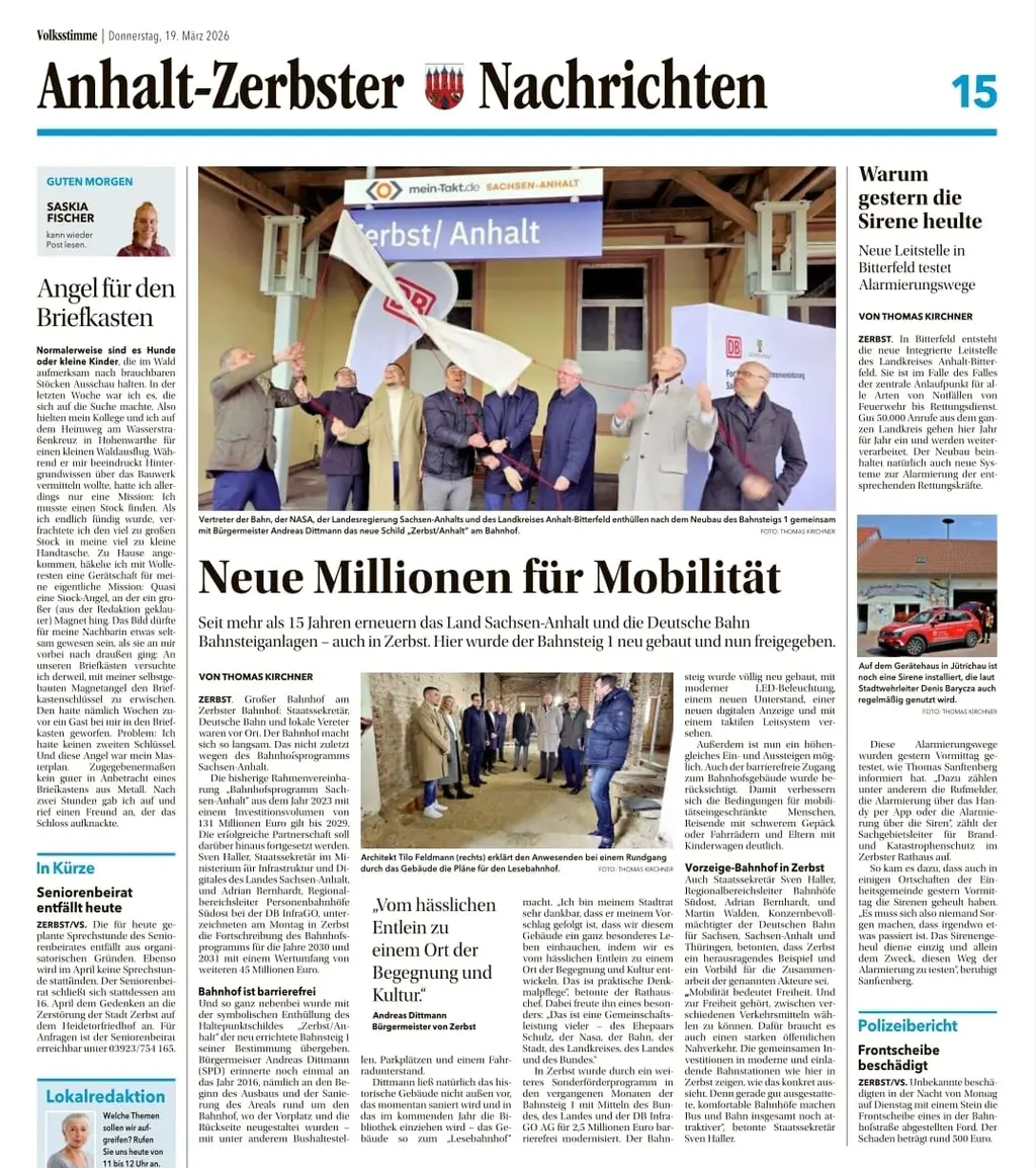 Zeitungsartikel